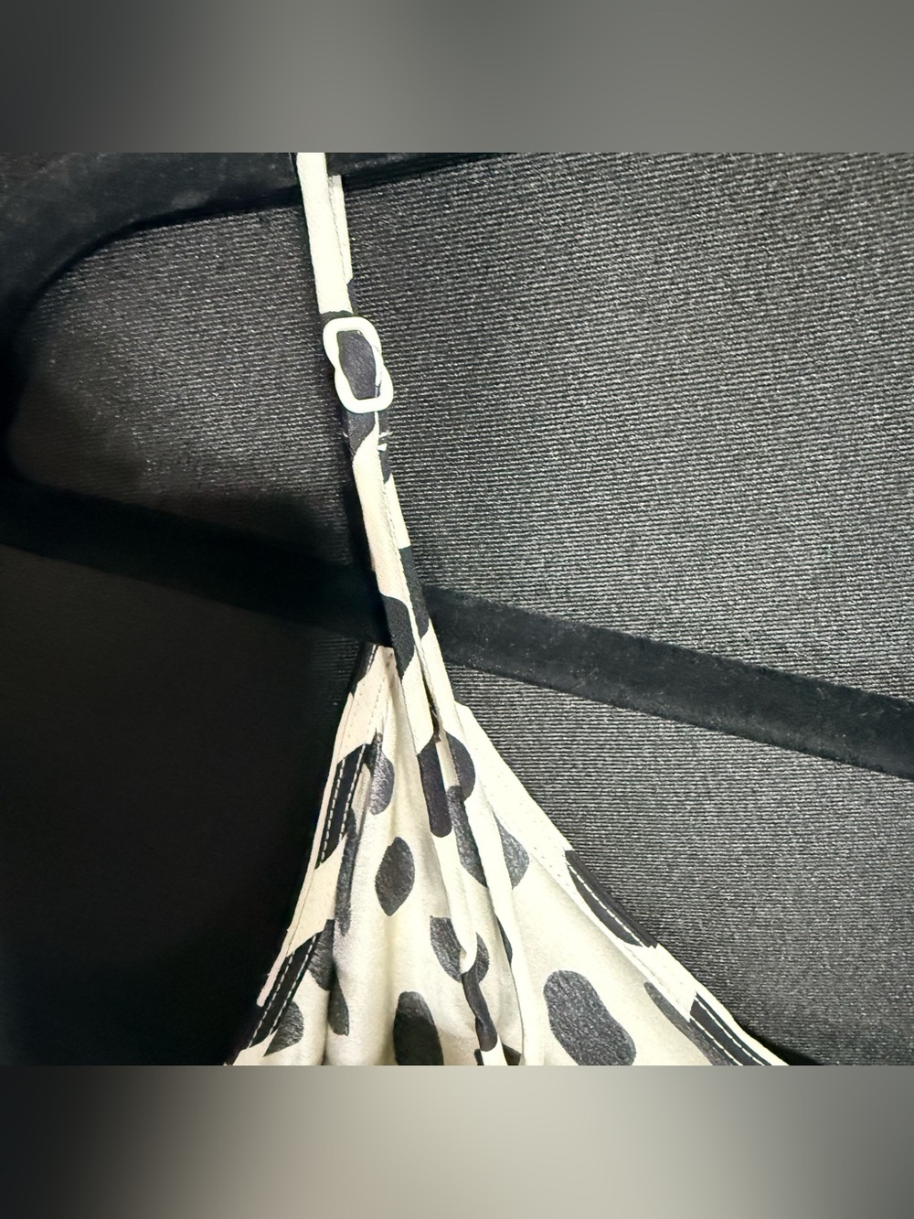 AYR Who’s She Dalmatian Print Silk Slip Dress Small - Picture 6 of 8